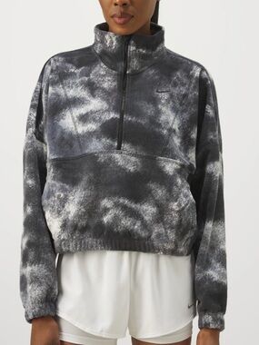 Nike Women's One Therma-FIT Oversized 1/2-Zip Fleece L